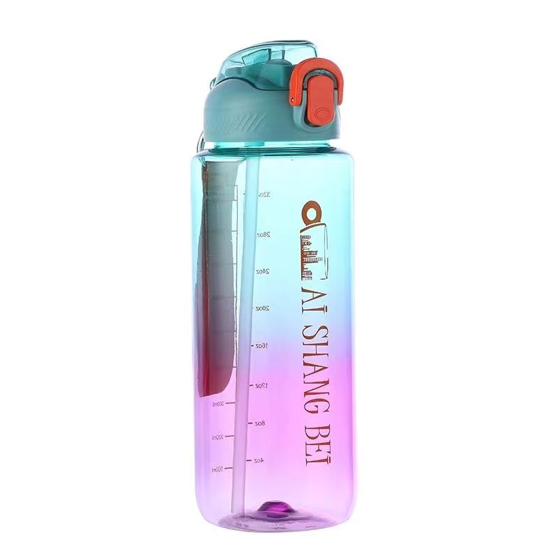 百斯克 直饮双色炫彩杯 BSK-9119 800ml (单位:个) 颜色随机