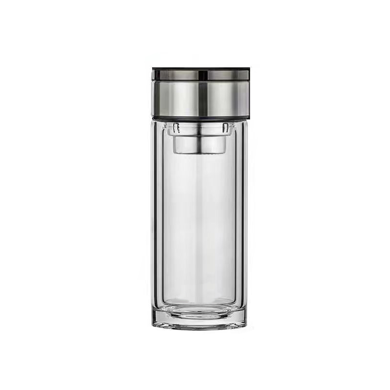 百斯克 至臻茶水分离双层玻璃杯 BSK-BB709540 300ml (单位:个)