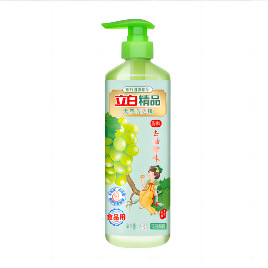 立白 精品洗洁精 青提茉莉 488g (单位:瓶) 新老包装随机发货