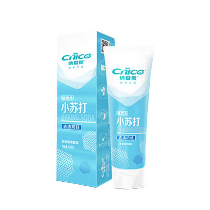 纳爱斯 小苏打牙膏 去渍防蛀 新氧绿洲香型 120g (单位:支)