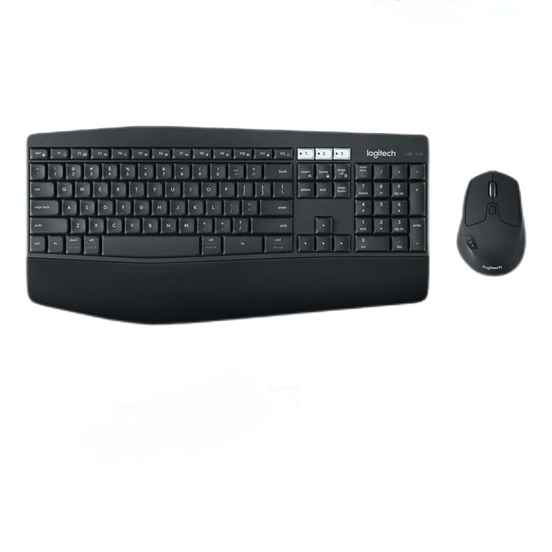 罗技（Logitech） 无线键鼠套装 带无线2.4G接收器 MK850 键盘 430*210*25mm 鼠标115*74*45mm (单位:套) 黑色