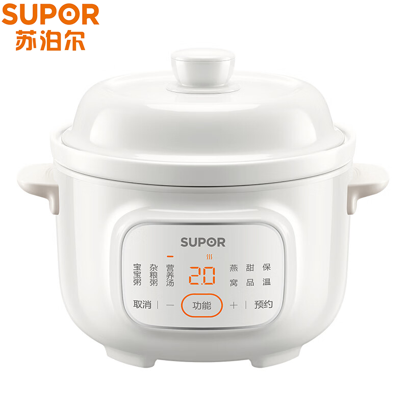 苏泊尔（SUPOR） 电炖锅 白瓷内胆24小时智能预约 DG15YC85 1.5L (单位:台)