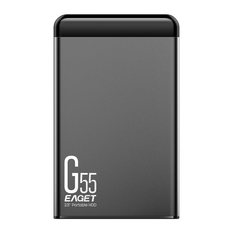 忆捷（EAGET） 移动硬盘 USB3.0 2.5英寸 G55-2T 130×79×13mm (单位:个) 锖色