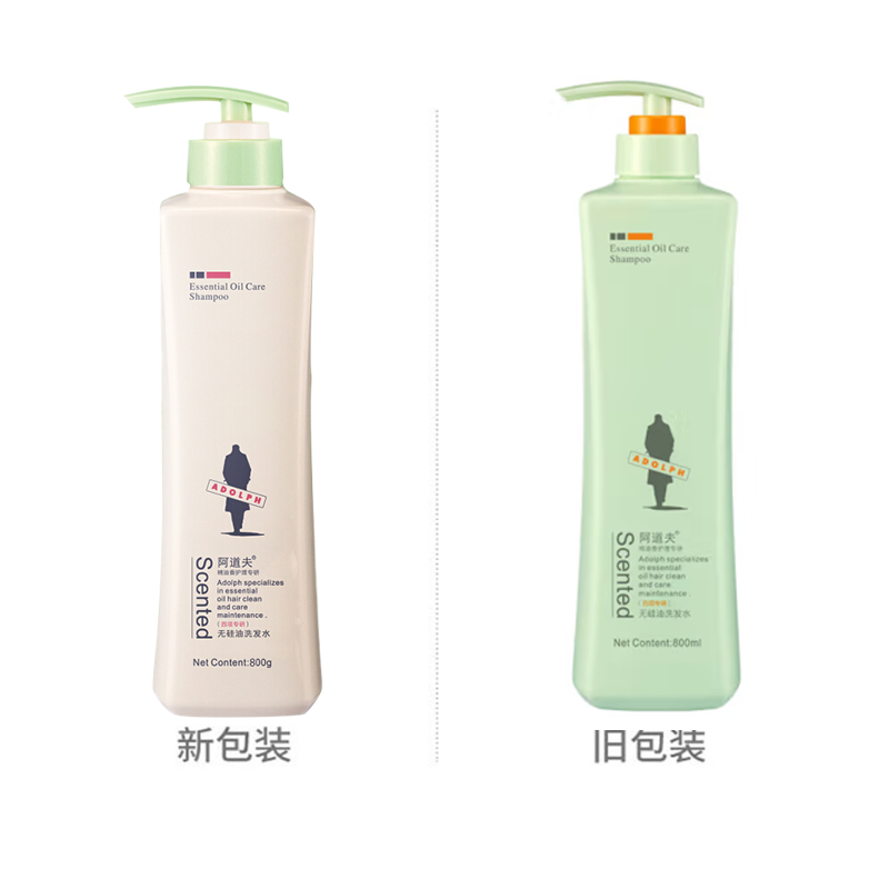 阿道夫（ADOLPH） 无硅油洗发水 四项专研 800ml (单位:瓶) 新老包装随机发货