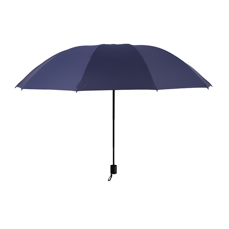 天堂伞 三折晴雨伞 黑胶 34345E 64CM*10K (单位:把) 颜色随机